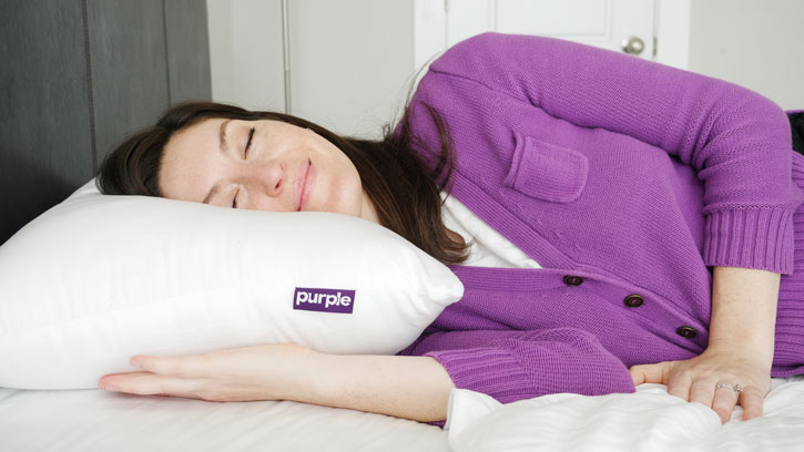 The Purple Plush is good for back and side sleepers