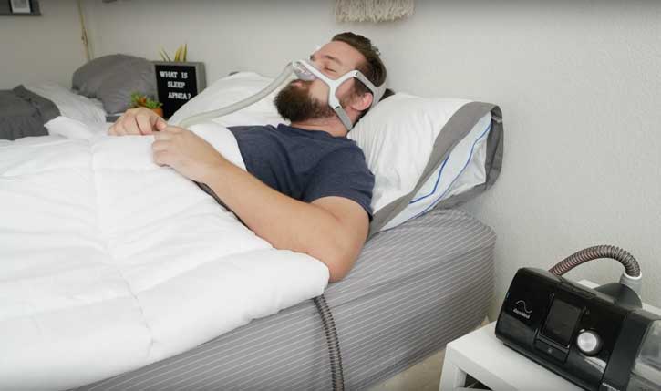 Sleeping With A CPAP