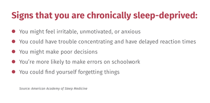 Bulleted List Of Sleep Deprivation Symptoms